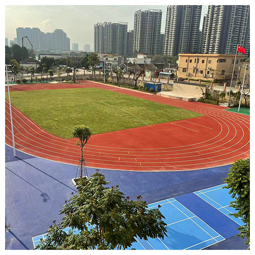 西青中山东凤镇中心小学无缝预制型跑道